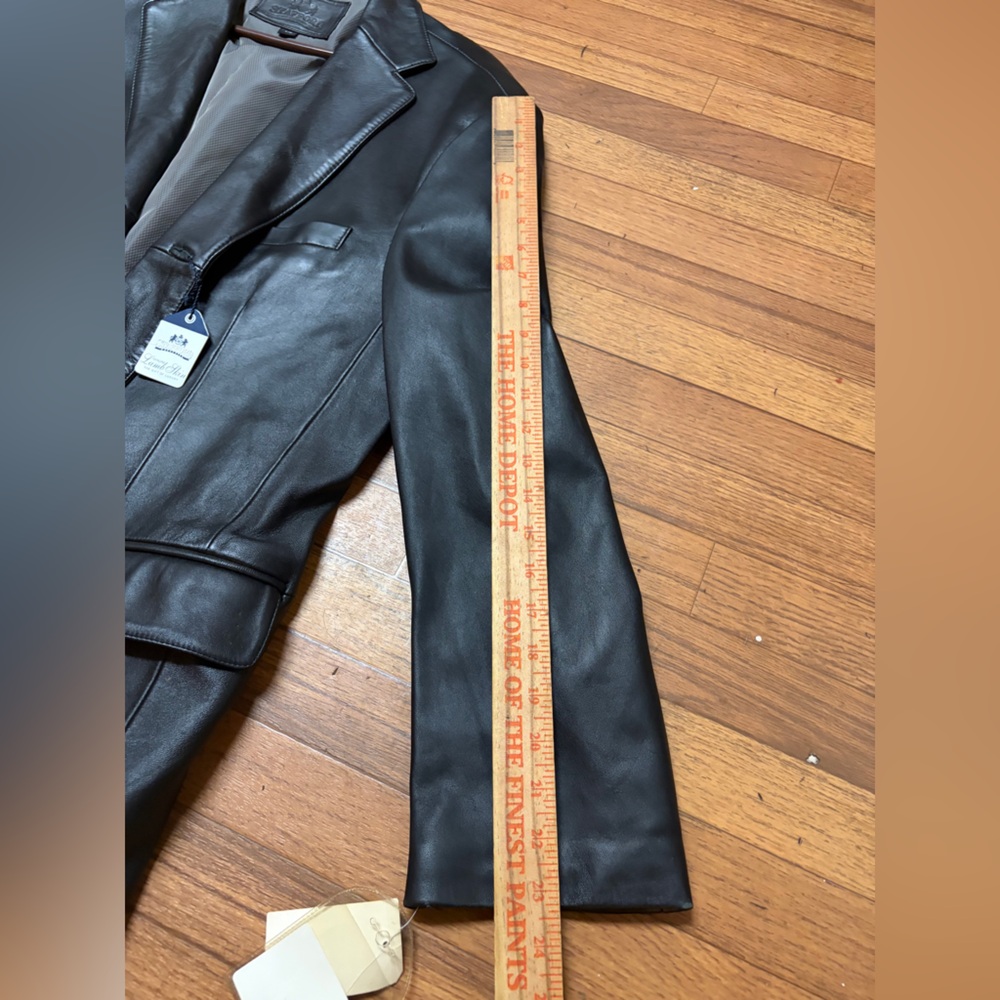 Stafford Black Leather Jacket - Picture 6 of 10
